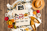 Cute Duck Duck Boo Halloween PNG, a Seasonal Illustration by Adalin Shop (Thumbnail 4 of 5)