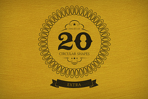 20 Circular Shapes - Vector - Extra