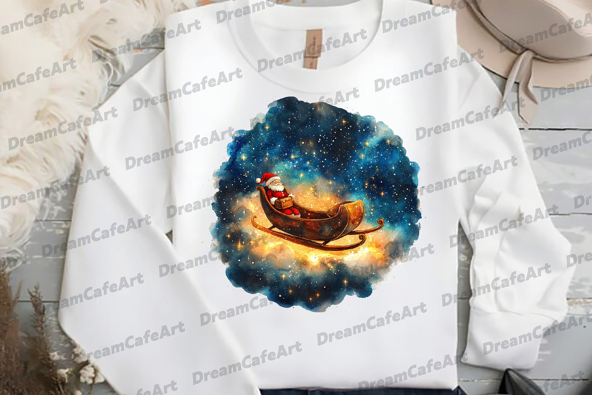 Celestial Christmas Clipart, an Illustration by DreamCafeArt (Photo 6 of 7)