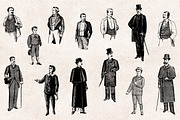 Men's Fashion - Vintage Engravings, an Illustration by Graphic Goods (Thumbnail 2 of 7)