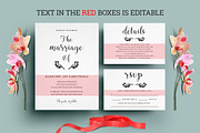 Wedding Invitation Set, an Invitation Template by TemplateCrafts (Thumbnail 3 of 4)