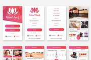 Natural Beauty & Spa Salon UI Kit, an UI Kit Template by App Innovation (Thumbnail 6 of 12)