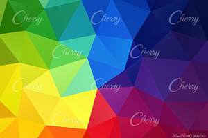 Abstract rainbow colors vector