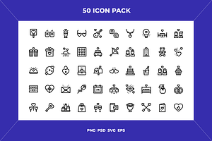 Valentines day icons, an Icon by Wencory