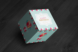 Square Box / Package Mock-Up 2