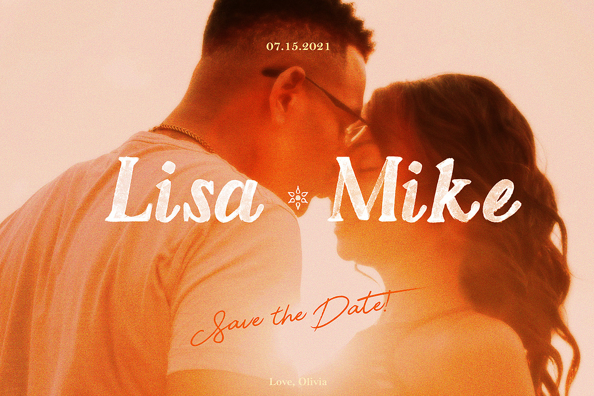 Love, Olivia | Vintage SVG Font, a Script Font by Ryn Pojas (Photo 3 of 7)