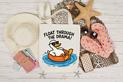 Funny Goose Embroidery PNG, an Illustration by Designking (Thumbnail 4 of 4)