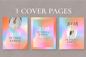 2024 Journal Planner Canva Template