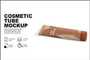 Cosmetic Tube Mockup, a Packaging Mockup by mockupbuys (Thumbnail 1 of 5)