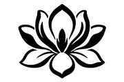 Floral Rose Lotus Silhouette, an Object Graphic by Gfx_Store (Thumbnail 11 of 15)