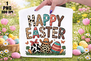 Cowhide Leopard Easter Eggs PNG, an Illustration by Daily.Designs (Thumbnail 1 of 4)