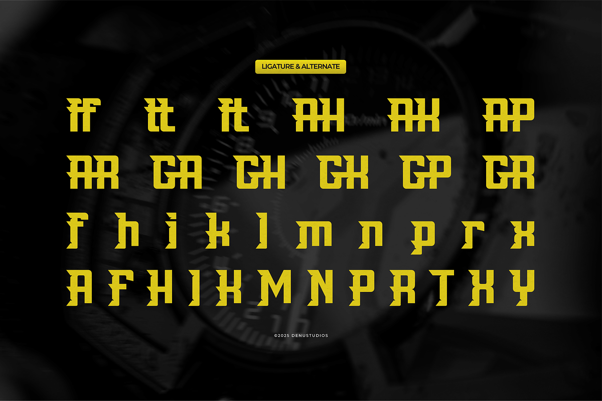 Amang Racing | Bold Racing Font, a Font by Denustudios (Photo 12 of 12)