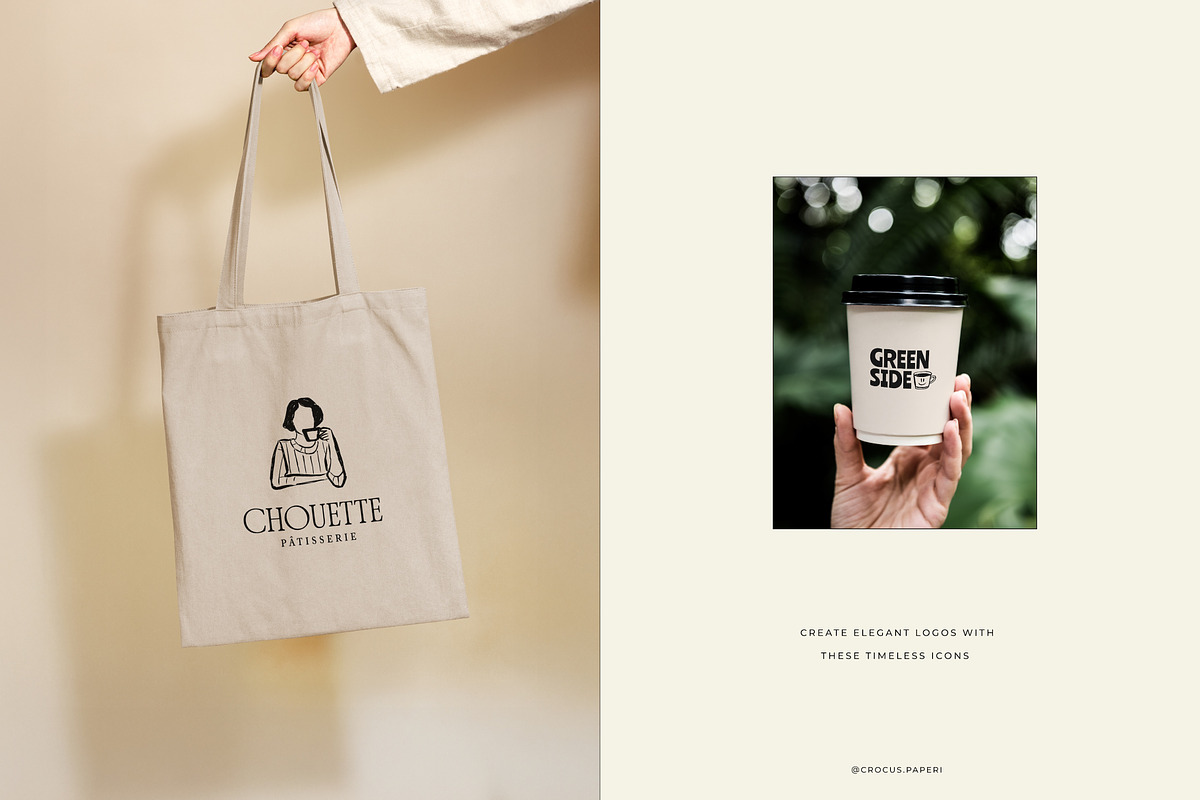 CAFÉ & COFFEE line art illustrations, a Food Illustration by Crocus Paperi (Photo 3 of 8)