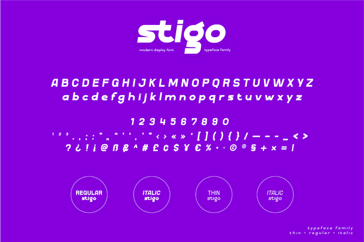 Stigo, a Sans Serif Font by twinstd (Photo 11 of 11)