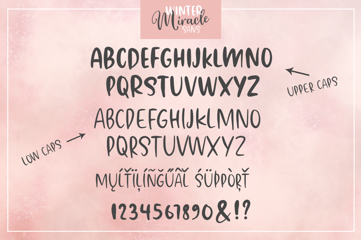 Winter Miracle, a Script Font by Larin Type Co. (Photo 9 of 9)