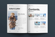 Winter Travel Magazine Template, a Magazine Template by E-Type (Thumbnail 2 of 8)