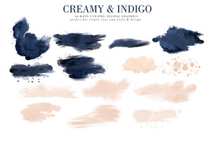 Creamy & Indigo