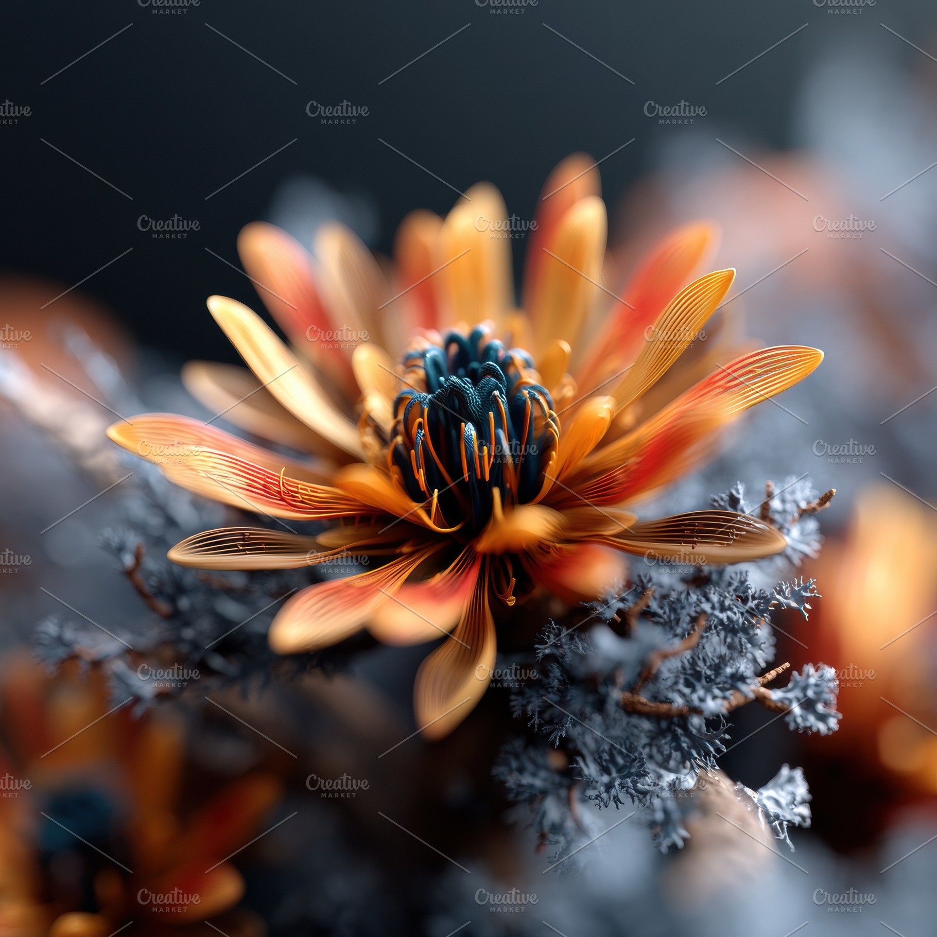 Close-Up of Vibrant Macro Flowers, a Nature Photo by Virgo Studio