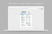 Invoice & Letterhead Template, a Stationery Template by Leaflove (Thumbnail 5 of 5)