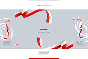 Poland flag ribbon vector, a Templates & Theme by Simbos (Thumbnail 9 of 9)