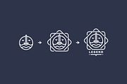 Legend Logo Bundle, an Illustration by The Monoline Guy (Thumbnail 4 of 4)