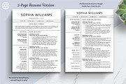 CV Resume Template | Word & Pages, a Resume Template by The Art of Resume (Thumbnail 4 of 8)