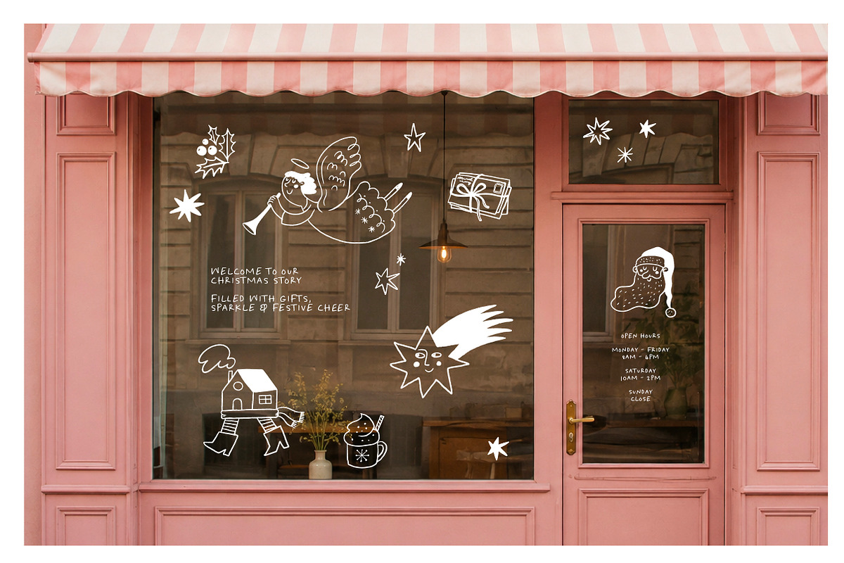 Christmas Doodles illustrations, a Decorative Illustration by Marish (Photo 10 of 10)