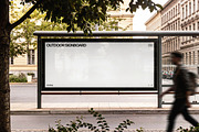 Horizontal Bus Stop Signboard Mockup, an Advertising Mockup by Design Squad (Thumbnail 4 of 4)