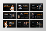 Exercise Gym - Gym Google Slide, a Presentation Template by GraphauseProject (Thumbnail 6 of 6)
