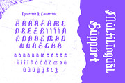 Huffles - Display Blackletter Font, a Blackletter Font by Dhabee (Thumbnail 2 of 16)