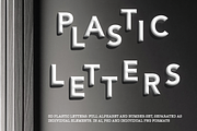 3D Plastic Letters & Numbers, an Object 3D Model by Graphic Pattern Studio (Thumbnail 1 of 6)