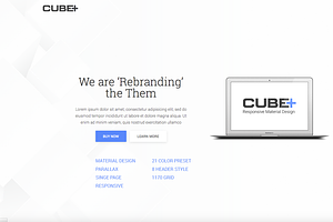 CubePlus HTML5 Responsive Template