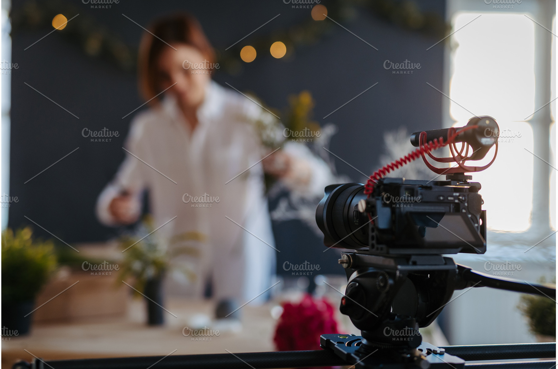 Content creator recording video, a Technology Photo by HalfPoint