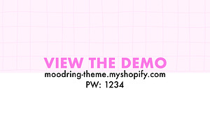 Moodring: Cute Shopify Theme