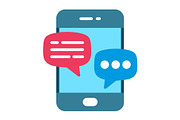 Mobile Flat Icon, a Duotone Icon by Pexelpy (Thumbnail 1 of 2)