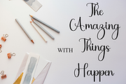Anniversary, a Handwritten Font by FreshTypeINK (Thumbnail 2 of 7)
