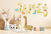 Nursery Art Dinosaurs Kids Bundle, an Animal Illustration by Nursery Art (Thumbnail 9 of 9)