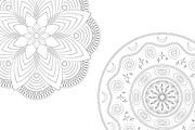 10 Relaxing Mandalas for Coloring, a Decorative Illustration by Soulprint Mercury (Thumbnail 2 of 6)