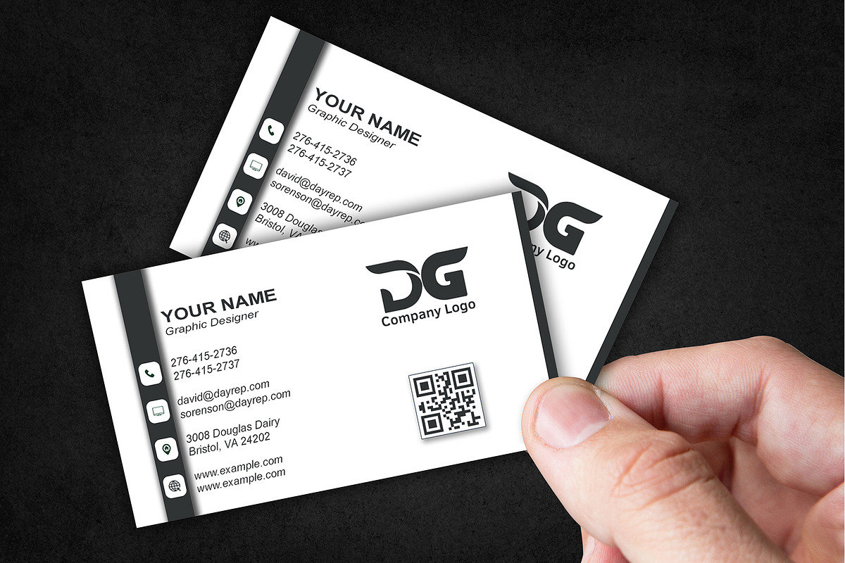Estate Consultant Card PSD preview 4