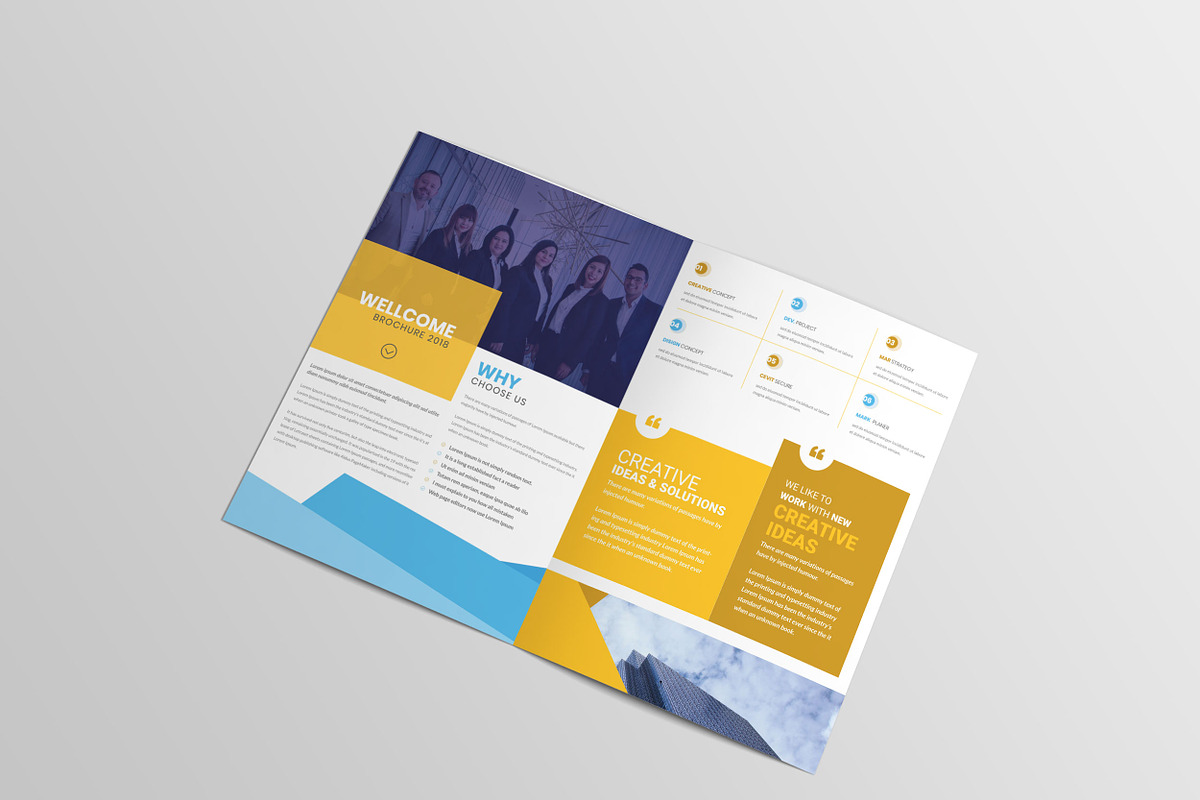 Bi-fold Brochure, a Brochure Template by Momentostudio (Photo 2 of 4)