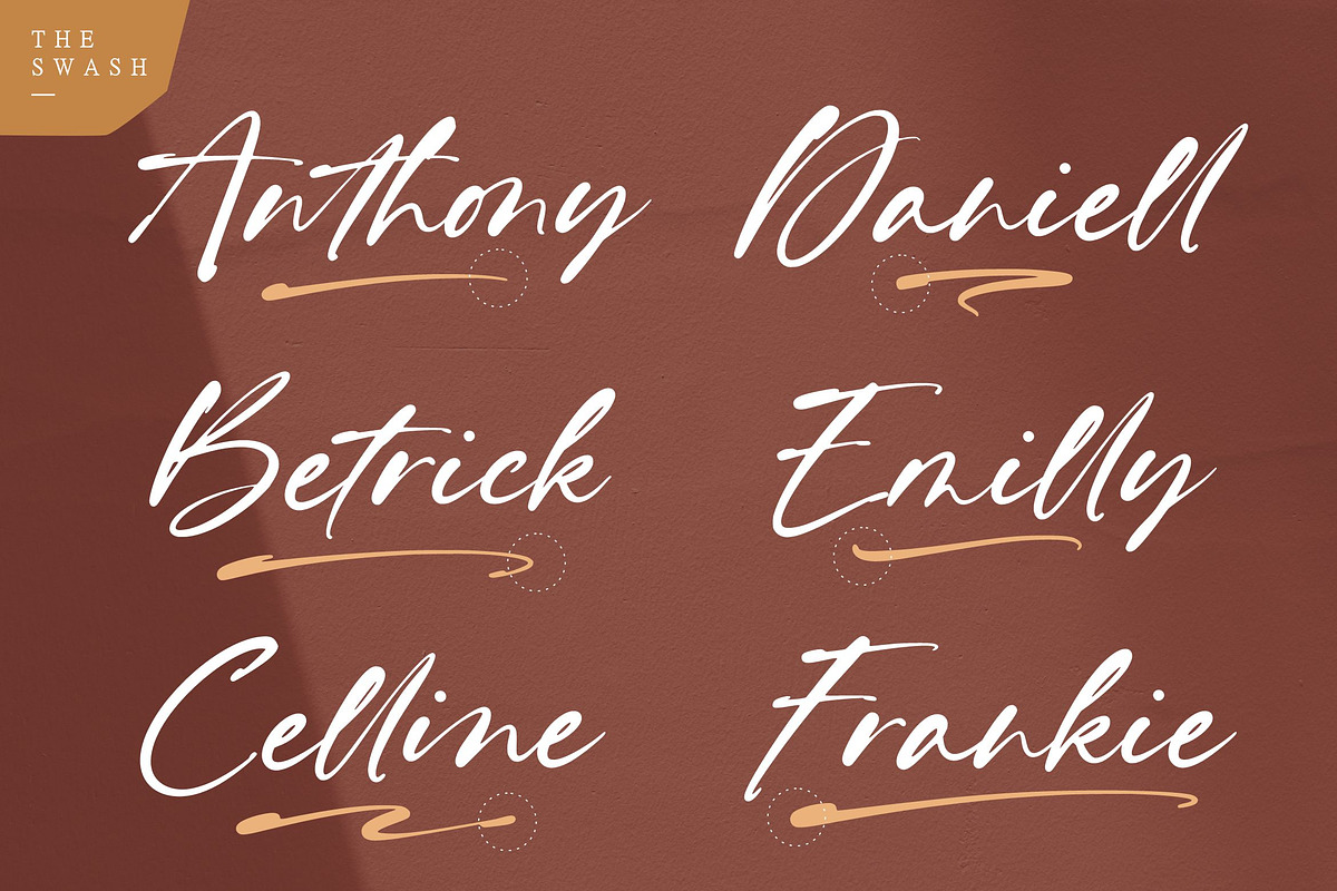 Signatural Handwritten Script Font, a Script Font by Letteralle Studios (Photo 6 of 9)