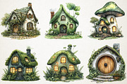 Enchanted Fairy House Clipart Png, an Illustration by RobertsArt (Thumbnail 7 of 7)