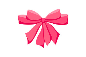 Satin bow illustration., an Object Illustration by incomible
