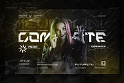 JECK - Futuristic and Cyberpunk Font, a Font by Brainwave (Thumbnail 3 of 9)