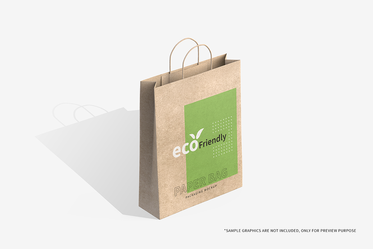 Craft Paper Bag Packaging Mockups, a Packaging Mockup by shaikerintu (Photo 9 of 11)