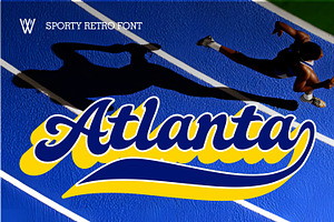 Atlanta - Bold Vintage Sports Font