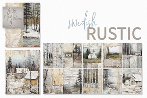 Swedish Rustic Paintings