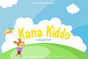 Kana Kiddo - Playful Font, a Sans Serif Font by Snape Design Studio (Thumbnail 1 of 6)