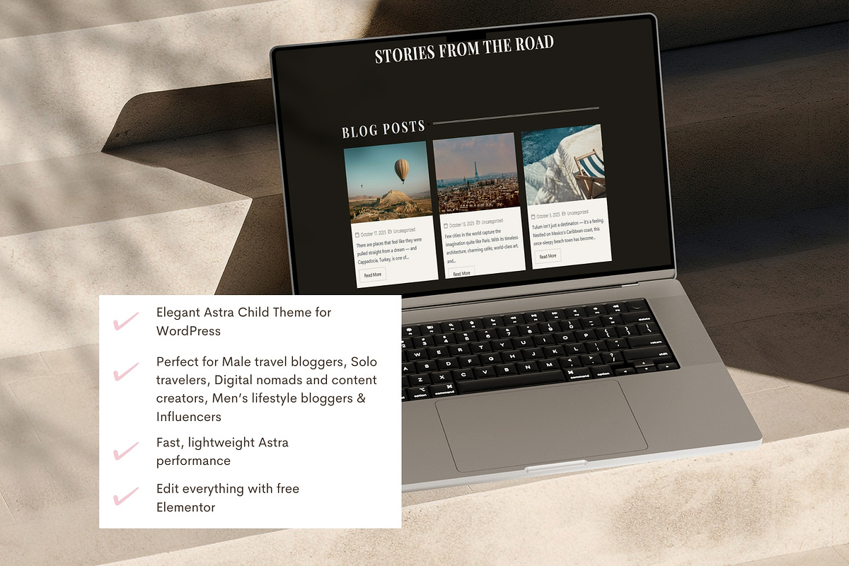 Wanderhaus Travel Blogger Website preview 4
