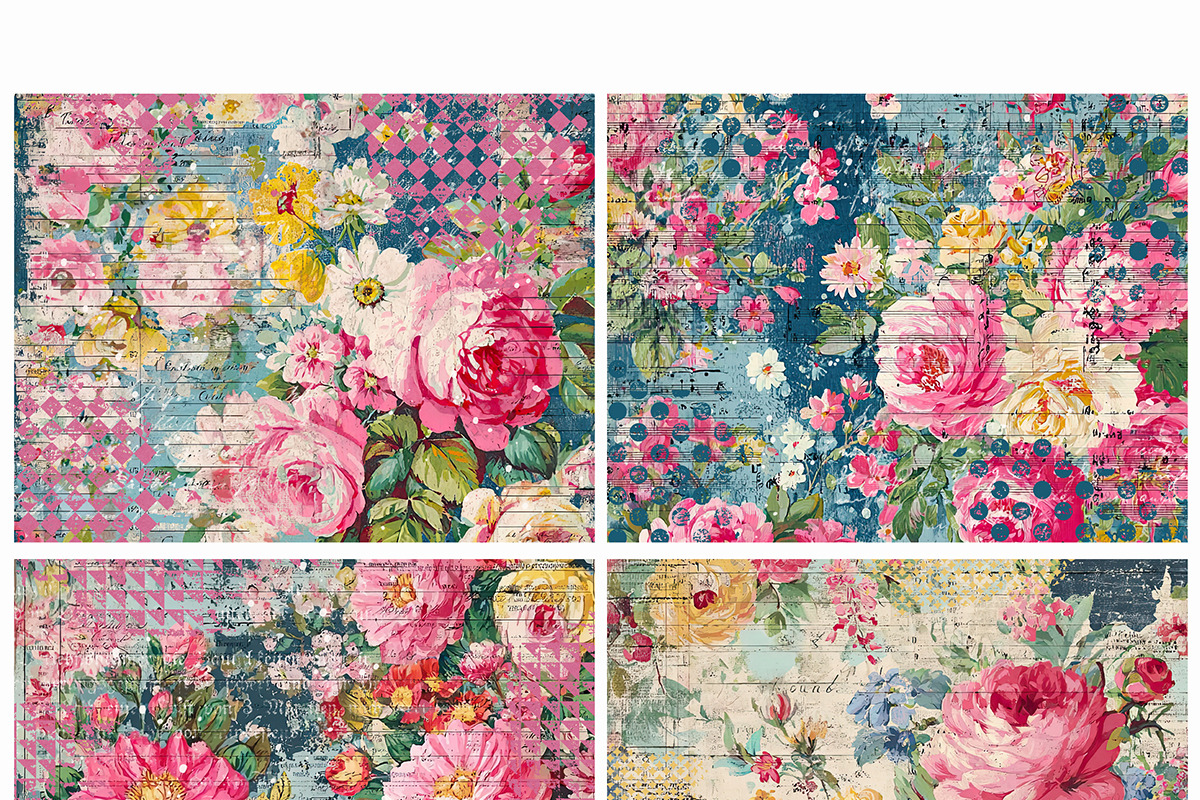 Bonnie Blue Printable Textures, a Texture Graphic by Polka Dot Pixels (Photo 3 of 4)